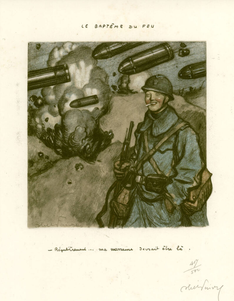 Abel Faivre - Le Bapteme du Feu - Régulierement...