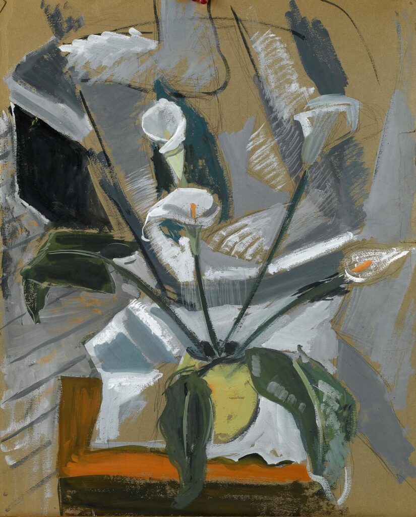 Alan Sorrell - Arum lilies
