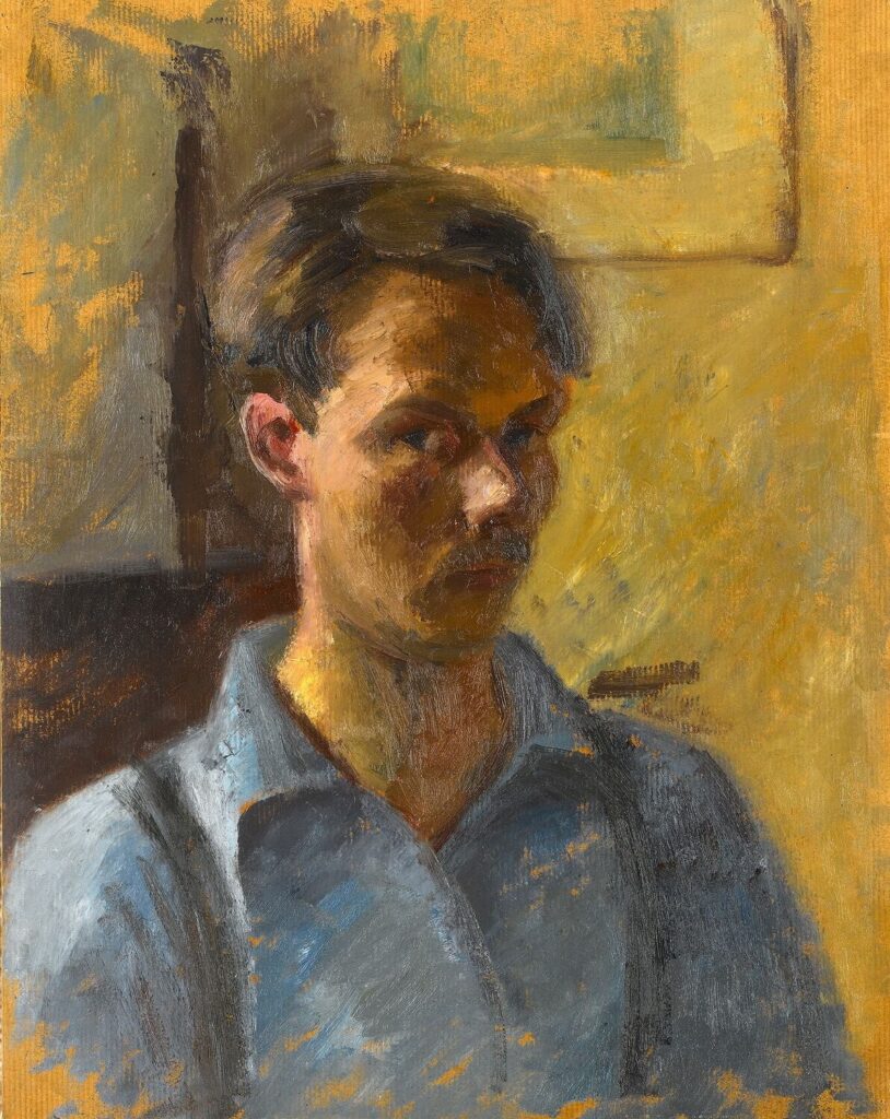 Alan Sorrell - Early Self-Portrait