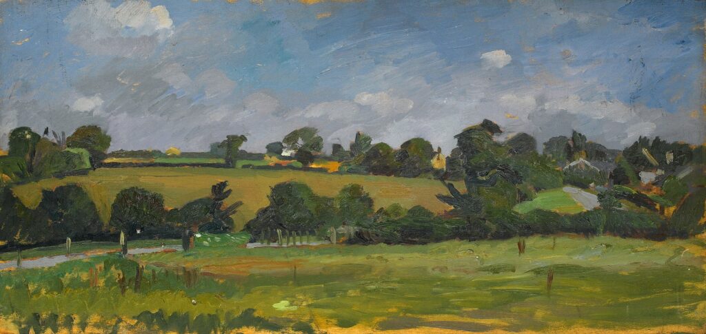 Alan Sorrell - Essex landscape panoramic view