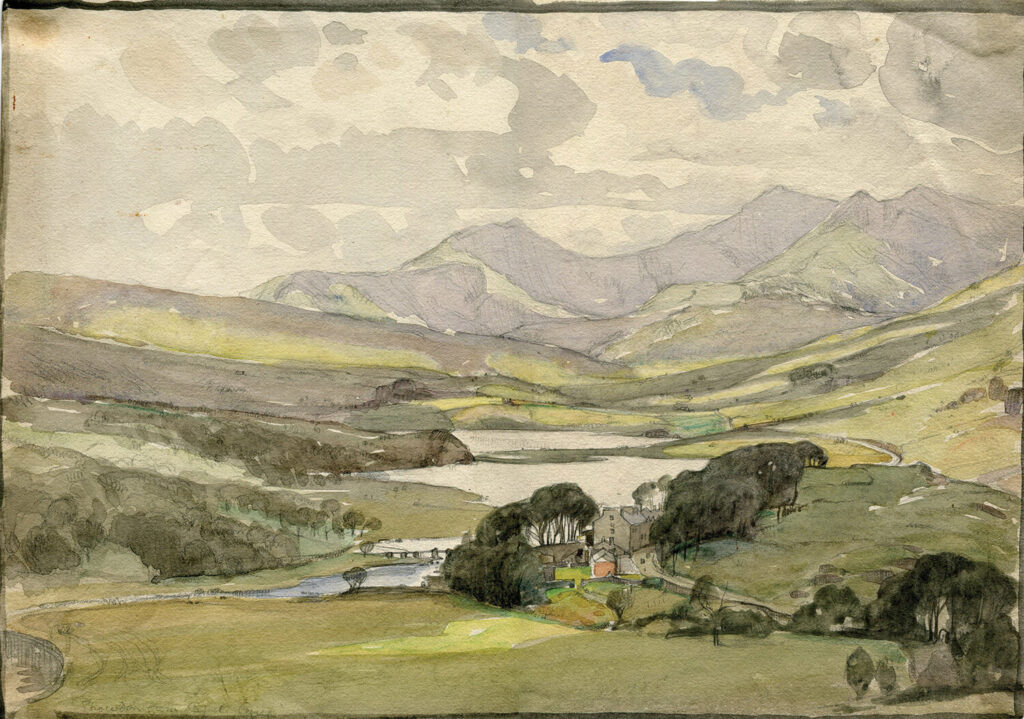 Alan Sorrell - Landscape (inscribed "Snowdon from Capel Curig)