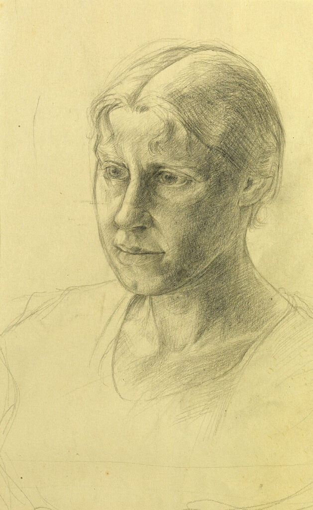 Alan Sorrell - Portrait of Rosalie Brill