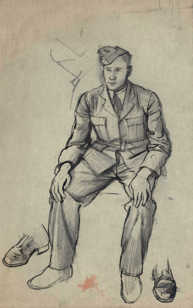 Alan Sorrell - Portrait of an RAF Officer