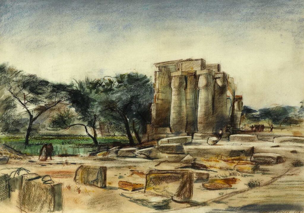 Alan Sorrell - The Ramesseum Thebes