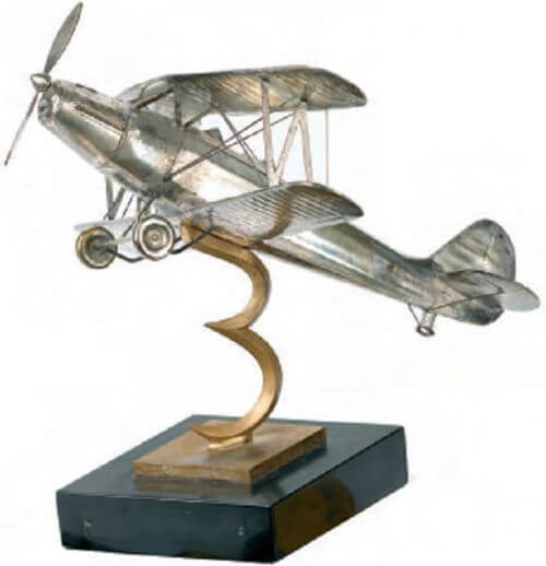 Albert Kalkert - Model of a Gotha Go 145 biplane trainer