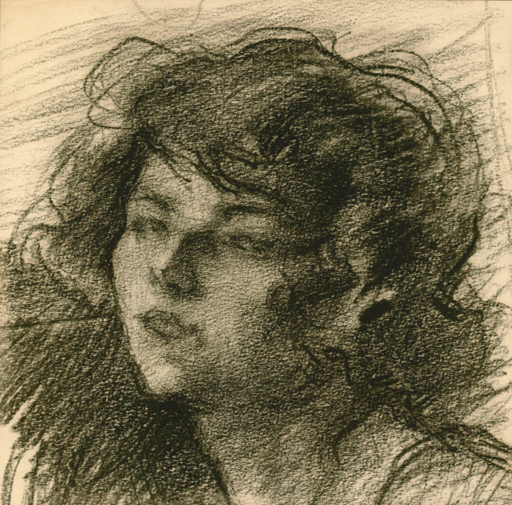 Albert de Belleroche - Portrait of a young woman
