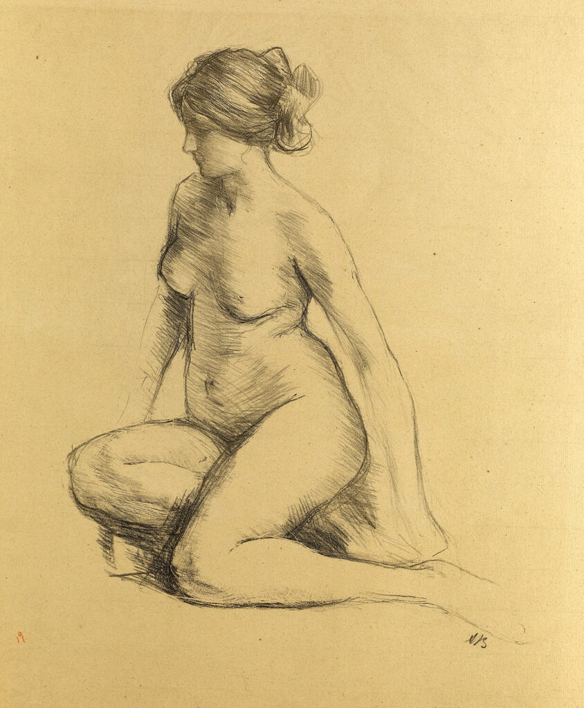 Albert de Belleroche - Seated nude