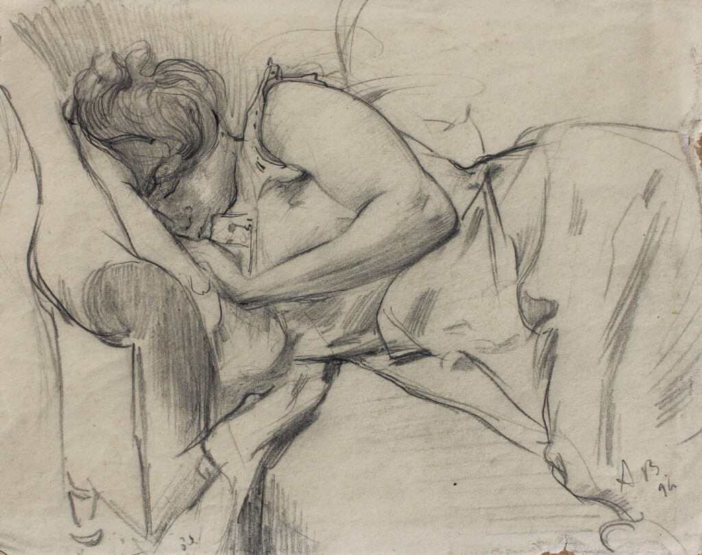 Albert de Belleroche - Woman sleeping