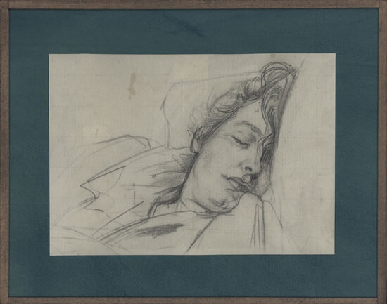 Albert de Belleroche - Woman sleeping