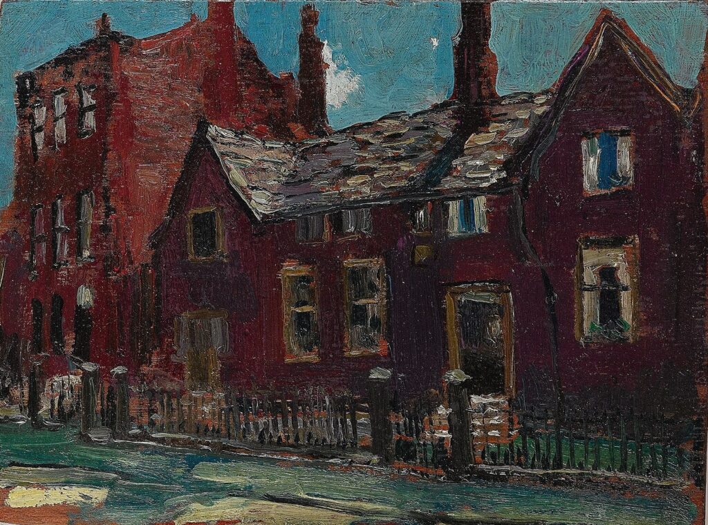 Alexander Jamieson - A Street Scene in Glasgow