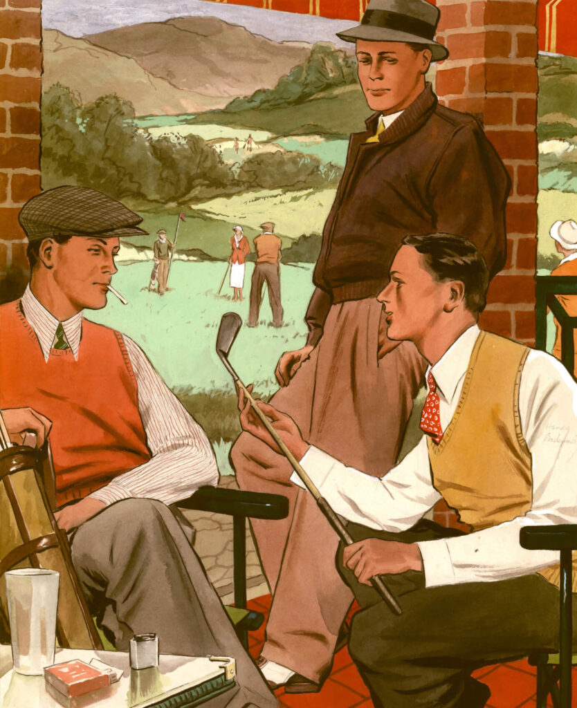 Alfred John Nunney - Golfing break