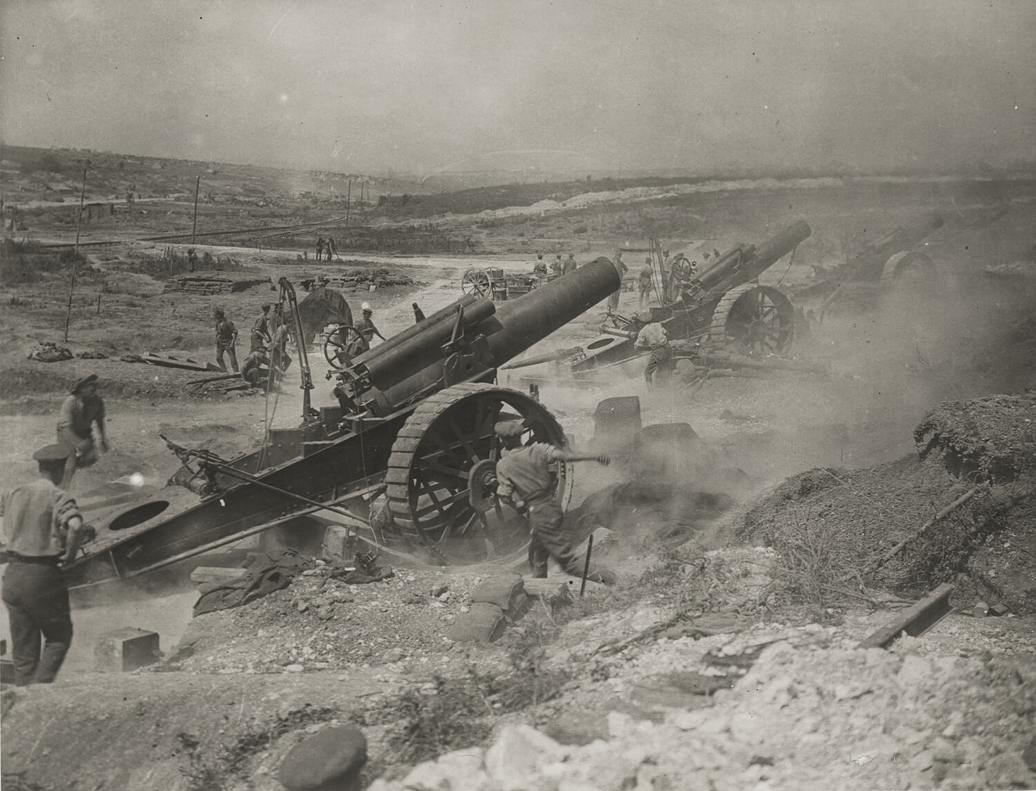 Official photograph taken on the Western Front. 