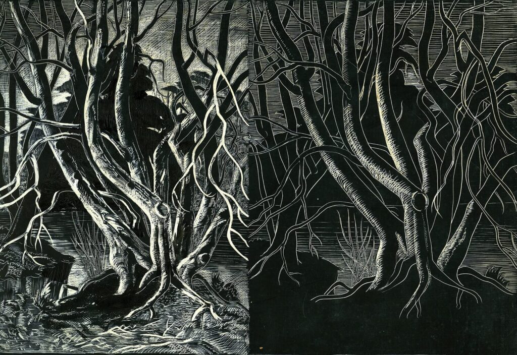 Arthur Kemp - Trees by a Riverbed