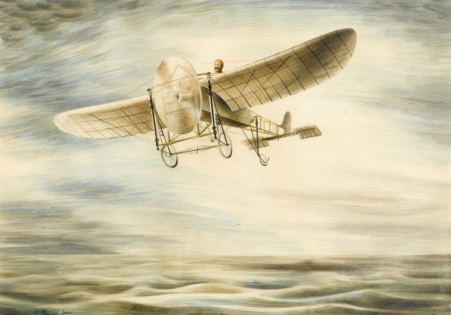 Barbara Jones - Louis Bleriot flying the English Channel