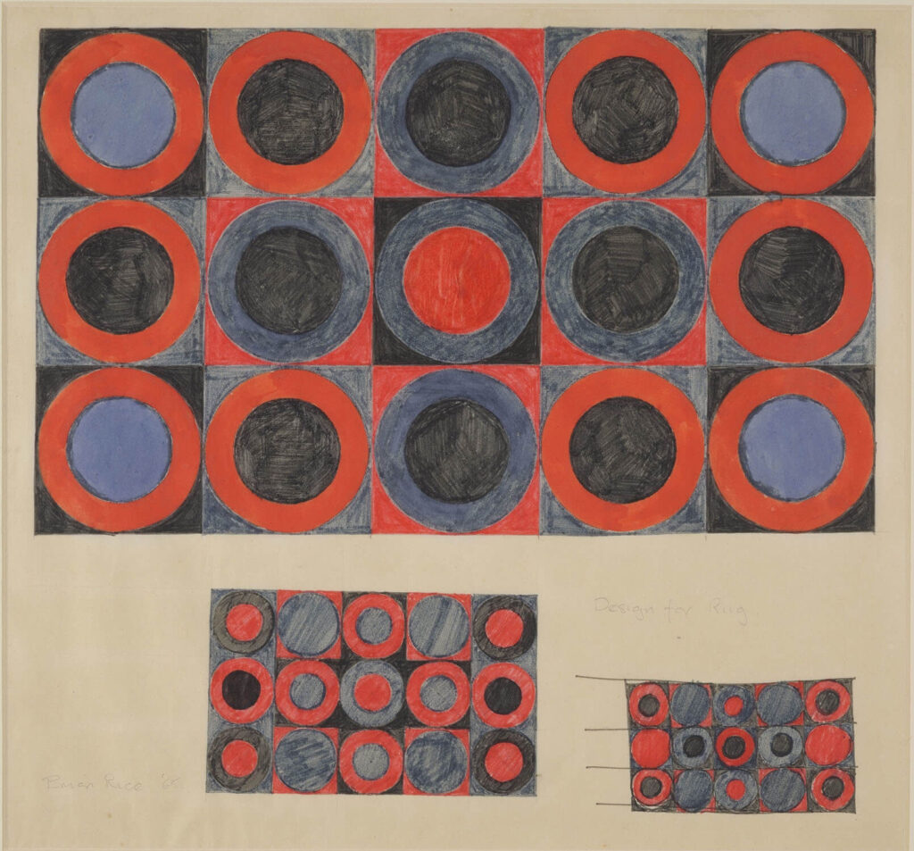 Brian Rice - Design for Hooked Rug