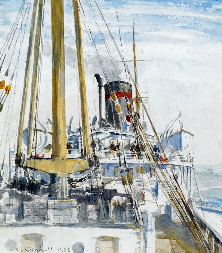 Charles Cundall - Calm in the Baltic
