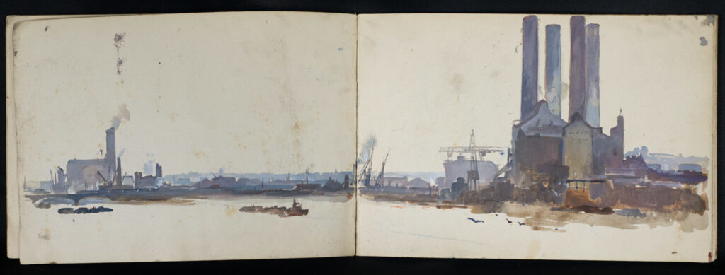Charles Cundall - Complete contents of the London Sketchbook