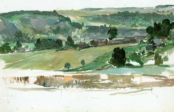 Charles Cundall - Houghton Village and Amberley Chalk Pit