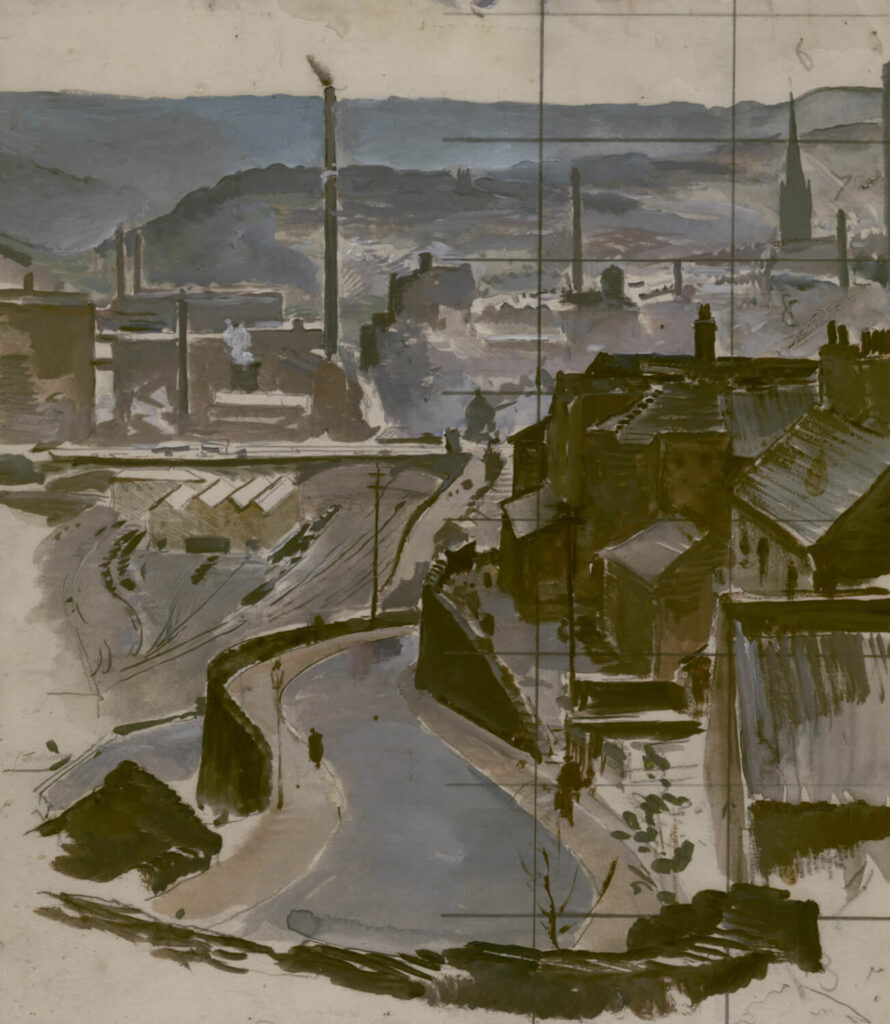 Charles Cundall - Industrial view