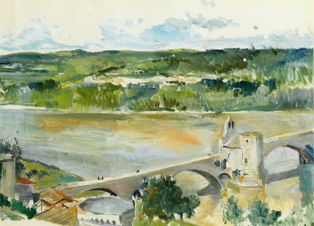 Charles Cundall - Le Pont d'Avignon