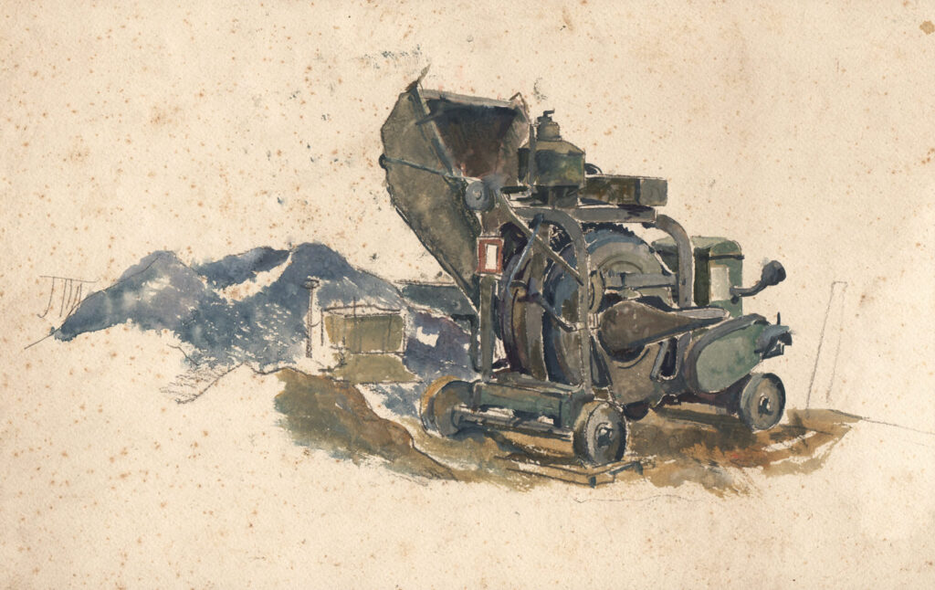 Charles Cundall - Mixer at Glen Moriston