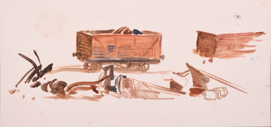 Charles Cundall - Open goods wagon