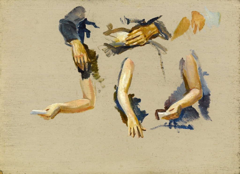 Charles Cundall - Study of arms and hands