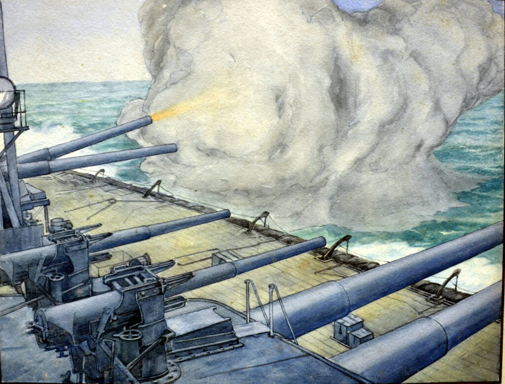 Charles John De Lacy - Ships cannons