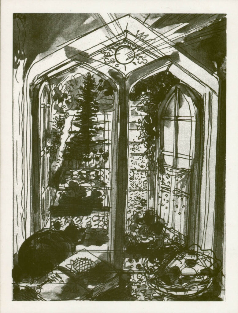 Charles Mahoney - Cat peering through window