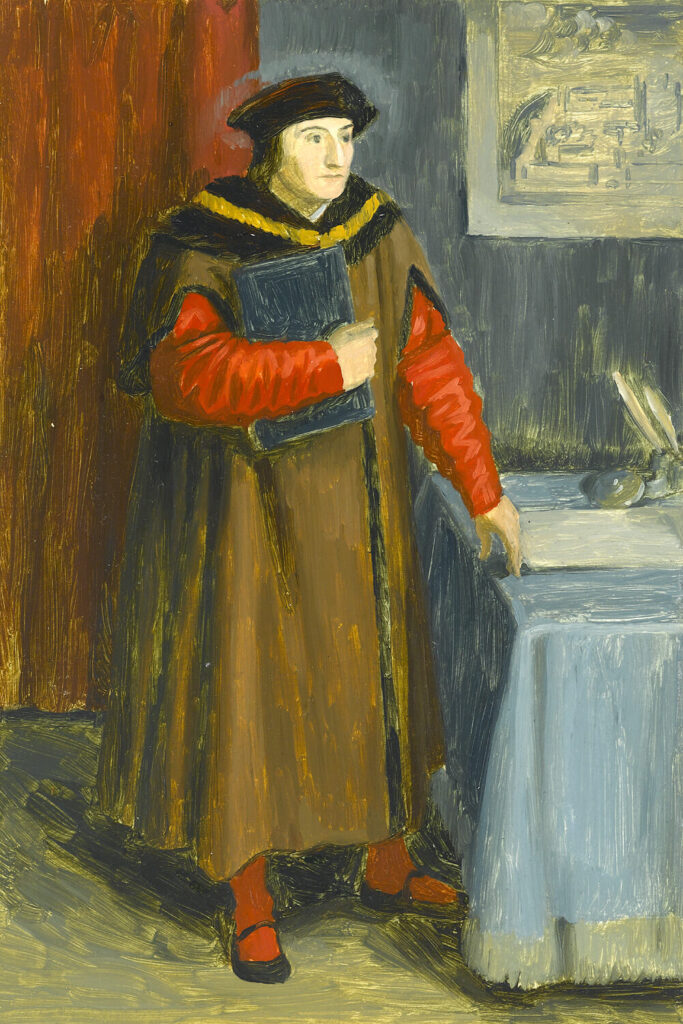 Charles Mahoney - First design for the Thomas More Altar