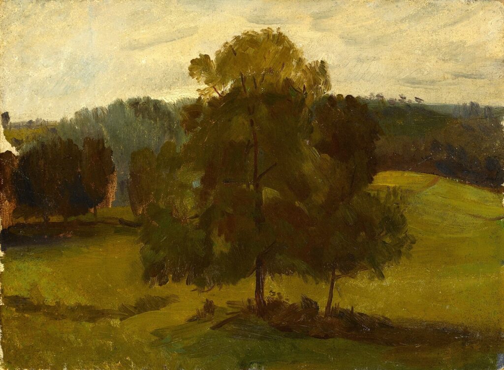Charles Mahoney - Landscape with Chesnut Tree