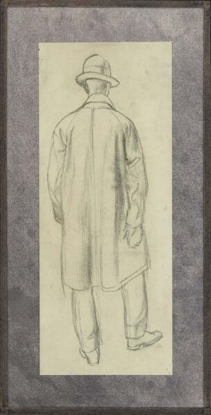 Charles Mahoney - Rear view of man standing