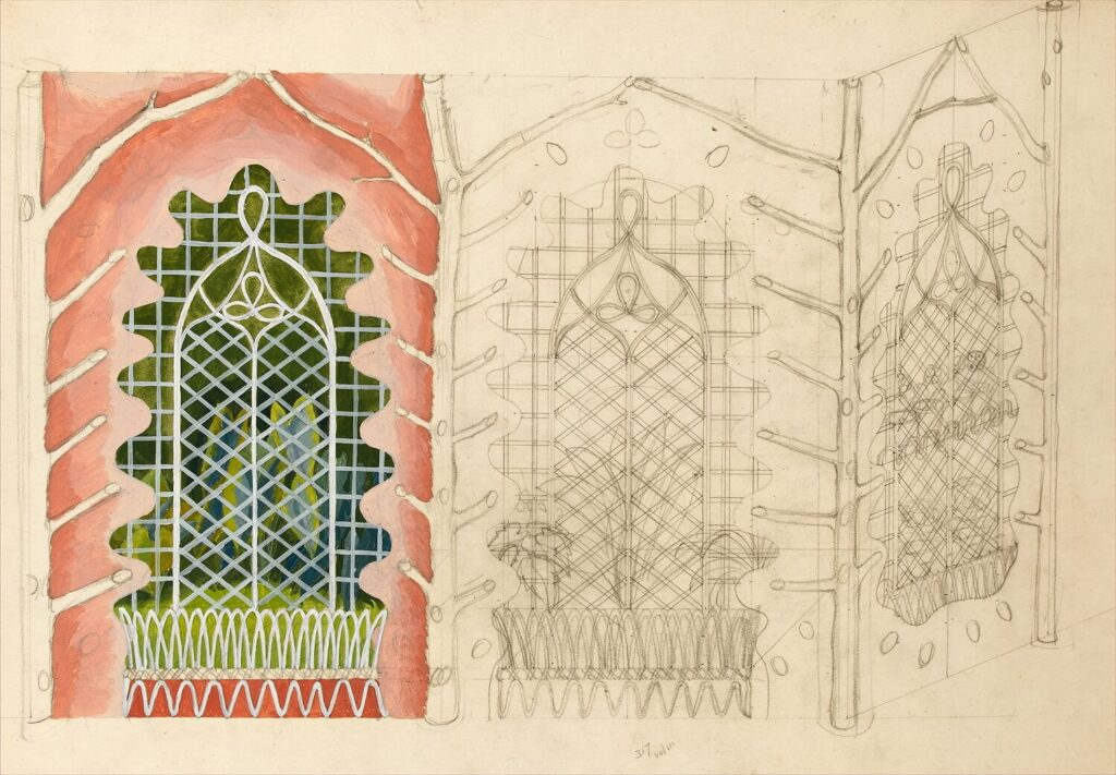 Charles Mahoney - Trellis design for a garden