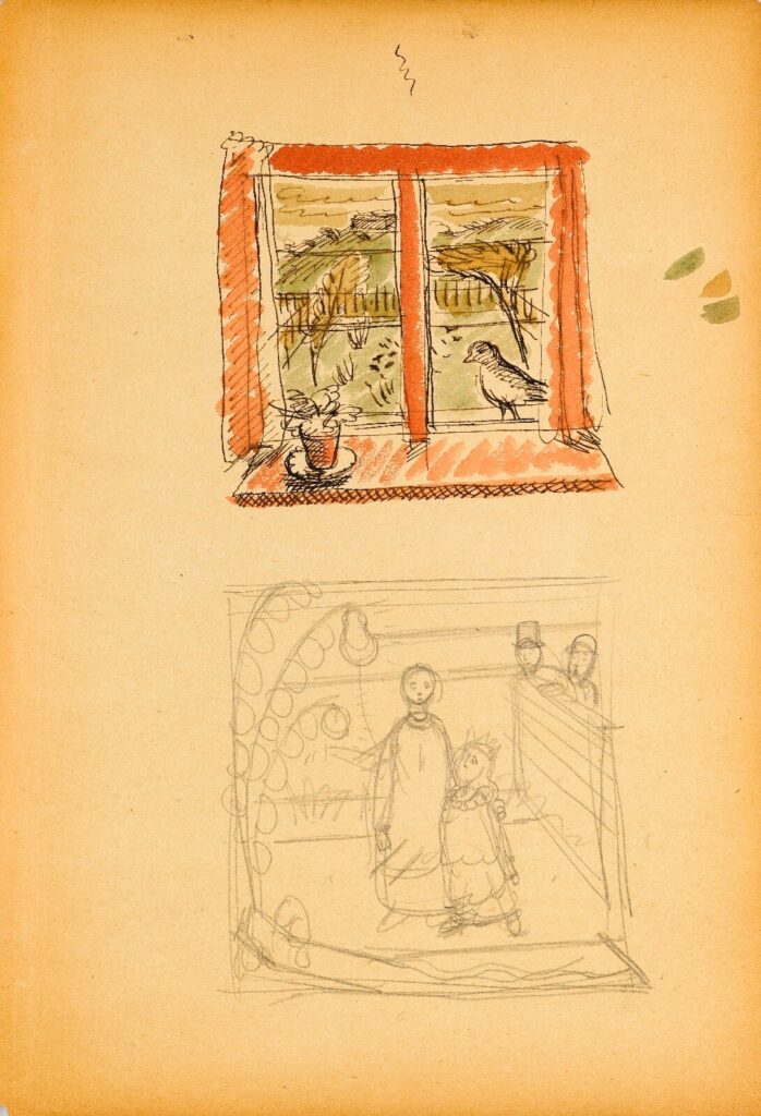 Charles Mahoney - Window sill with flower pot and bird