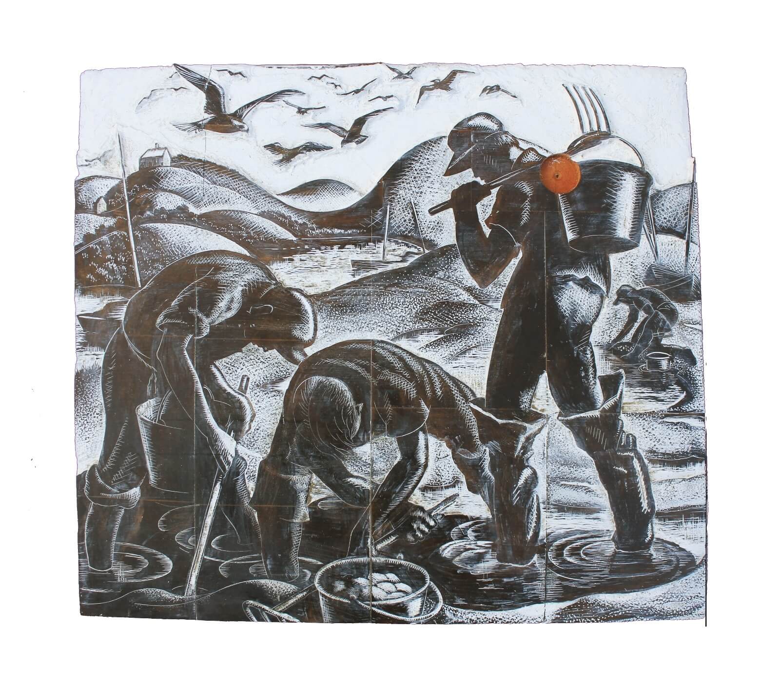 Clam Diggers, BPL 599 Modern British Art Gallery