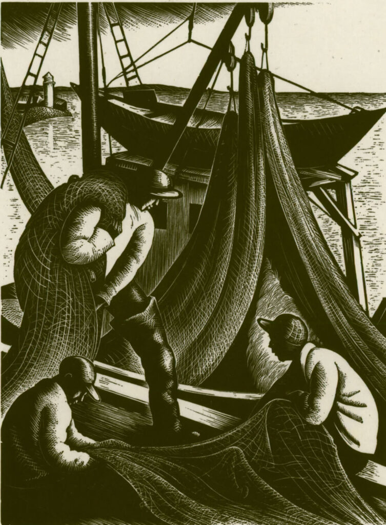 Clare Leighton - Fishermen and Nets