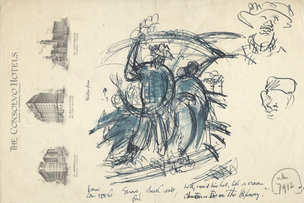 Clare Leighton - Study of corn stock harvest