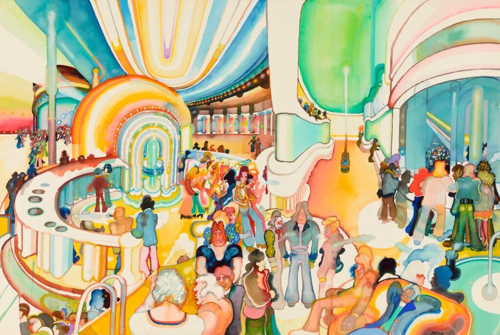 David Evans (1929–1988) - City LightsThe Club