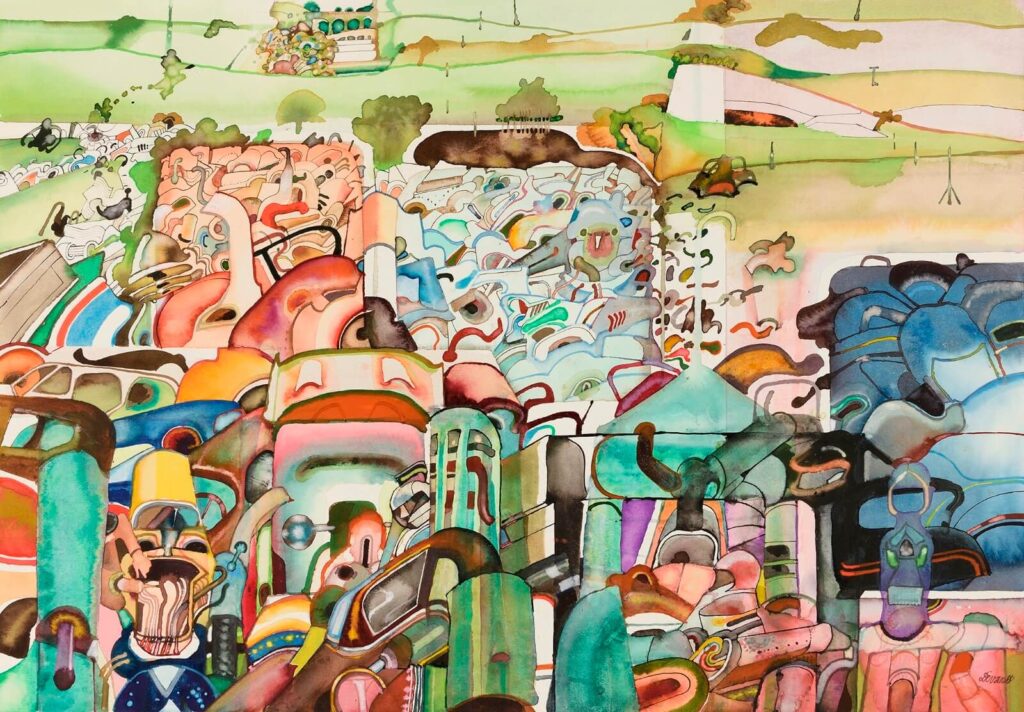 David Evans (1929–1988) - Cloth of Tin