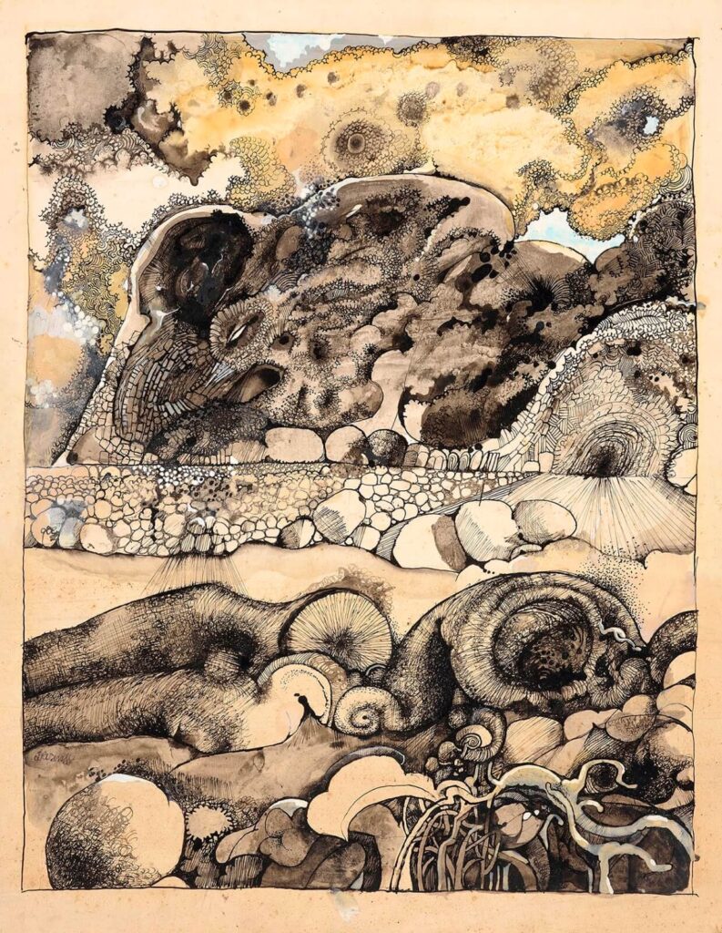 David Evans (1929–1988) - Land and Sky II