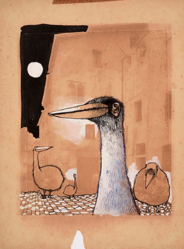 David Evans (1929–1988) - Night Birds