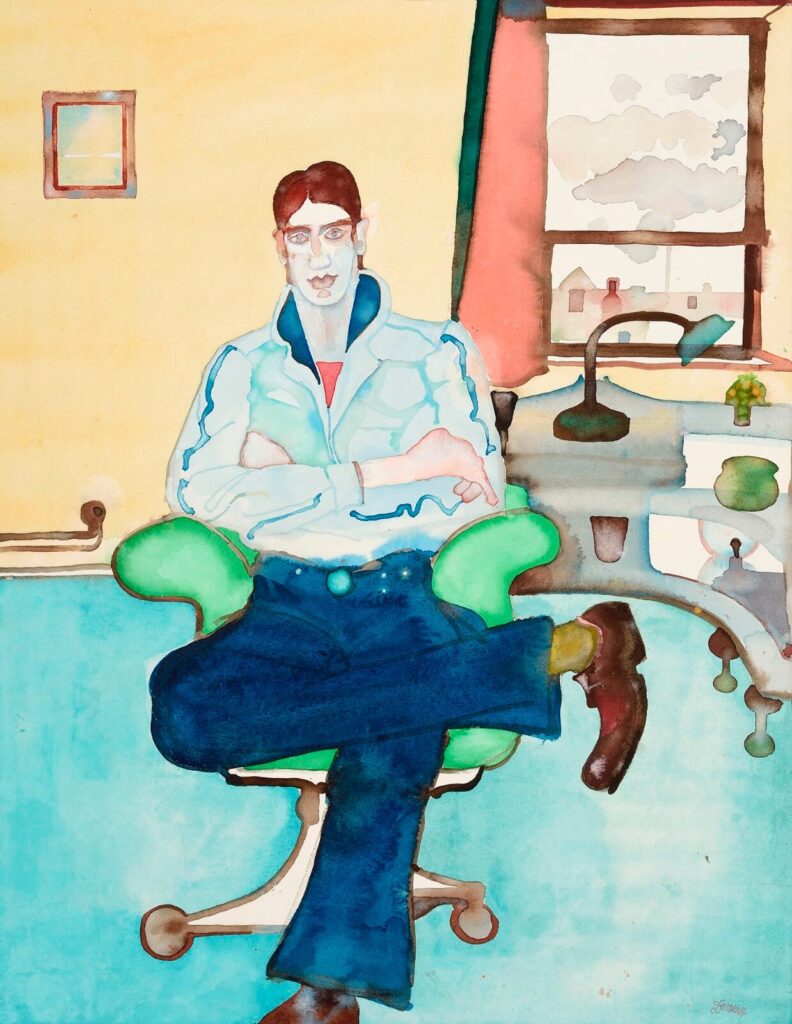 David Evans (1929–1988) - Portrait of a young man