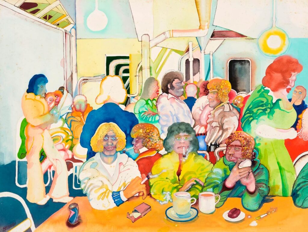 David Evans (1929–1988) - The Snack Bar