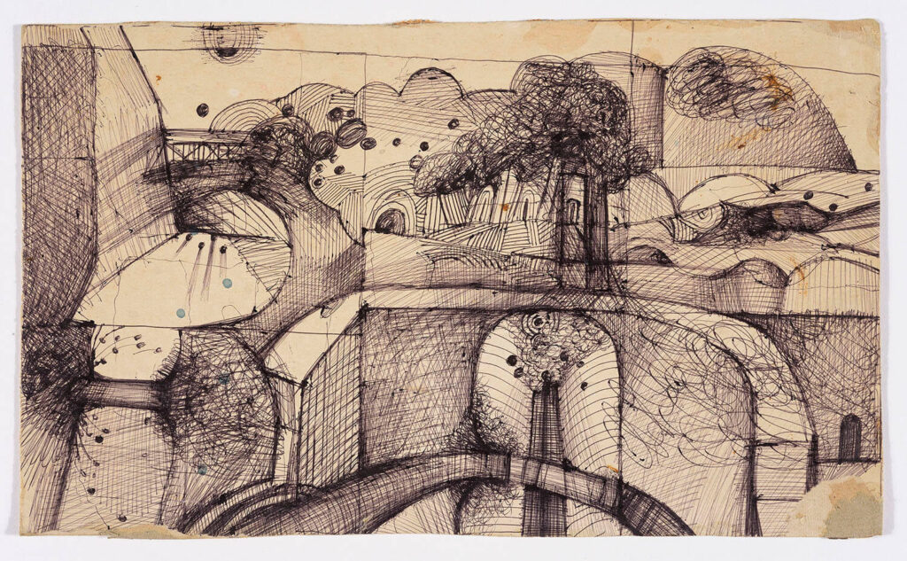 David Evans (1929–1988) - Trees and Tunnels
