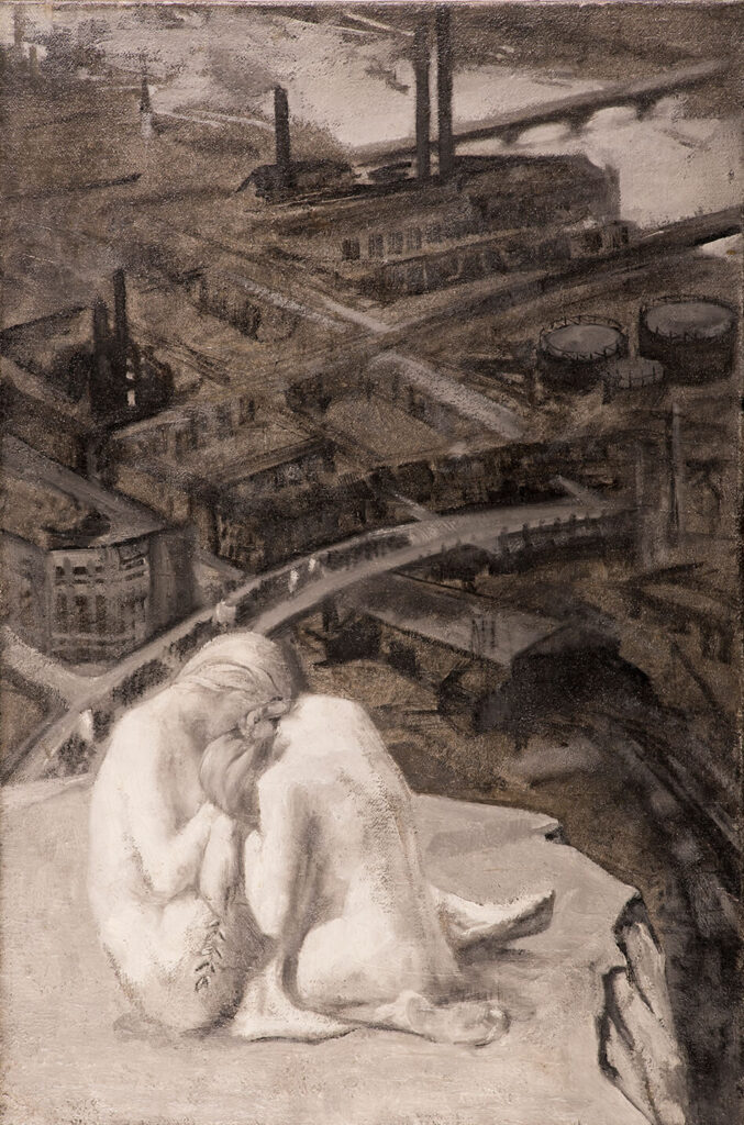 Dorothea Frances MacLagan - An Allegory: Truth and Beauty Comforting Each Other