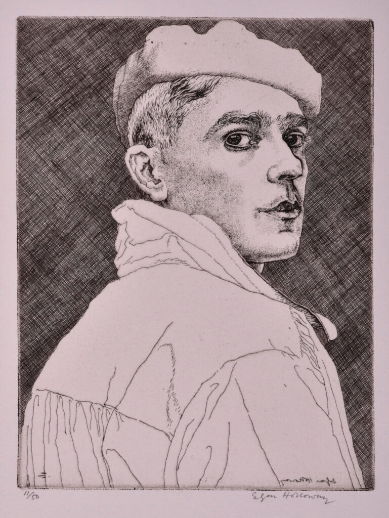 Edgar Holloway - Self Portrait No. 25 Goodbye to all that!