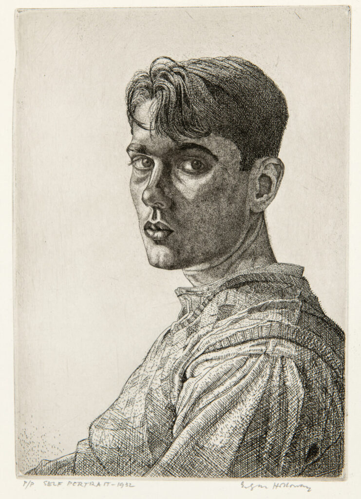 Edgar Holloway - Self Portrait