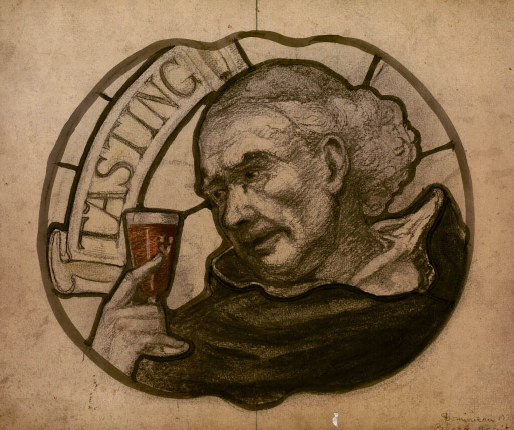 English School - Design for a stained glass window - Tasting