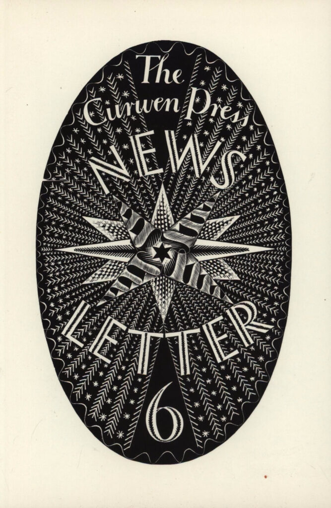 Eric Ravilious - Design for The Curwen Press News-Letter