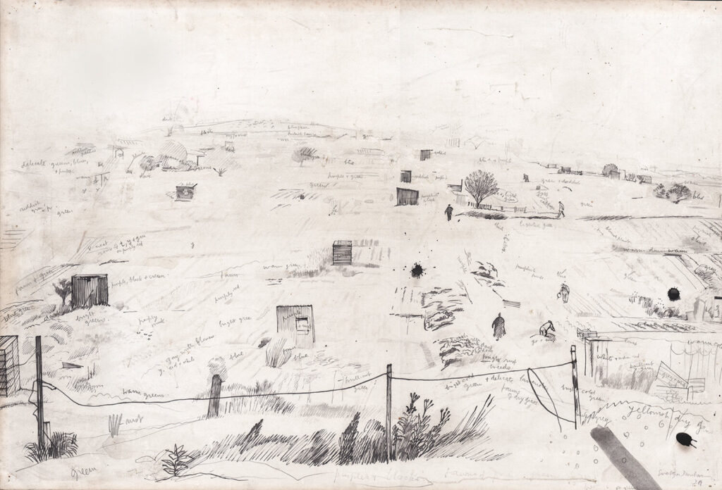 Evelyn Dunbar - A study of council allotments at Strood